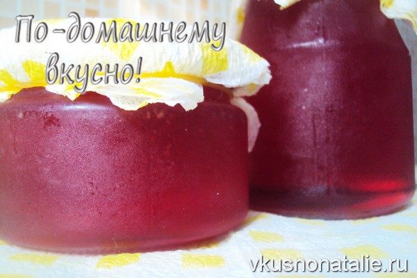 желе из красной смородины