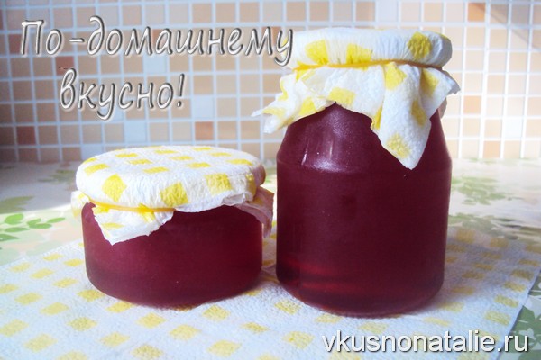 желе из красной смородины